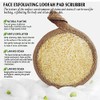 Esponja exfoliante para la cara, esponja de lufa, suave y