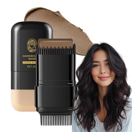 Peine Cabello Tinte, Barros Para Teñir el Pelo, Tinte de 2 en 1 en Barra, Pelo con Peine Seguro y Cómodo, Cubre Canas, Cepillo para Retoques de Cabell