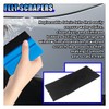 Vinyl Squeegee Felt Fabric, Self-Adhesive Pre-Cut Scraper Wrap Tool, Non-Scratch
