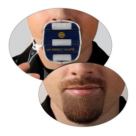 GoateeSaver - The Goatee Shaving Template - Create a Perfectly Shaped Goatee Every Time - Easy to Use and Easy to Clean - Adjustable and Fits Most Face Sizes - Saves Shaving Time by GoateeSaver - Goatee Shaving Template for Men