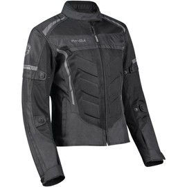 PANDA CYCLE GEAR Women's Motorcycle Jacket CE Armor for Enduro and Dual sport All Season Waterproof Touring Biker Jacket for Women|Black-2XL