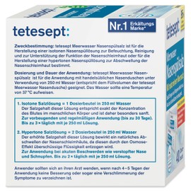 Tetesept Saltwater Buffered Salt 30 Btl