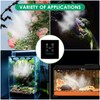 MECESOR Automatic Reptile Mister Humidifier with Timer,Programmable Terrarium Reptile Mister