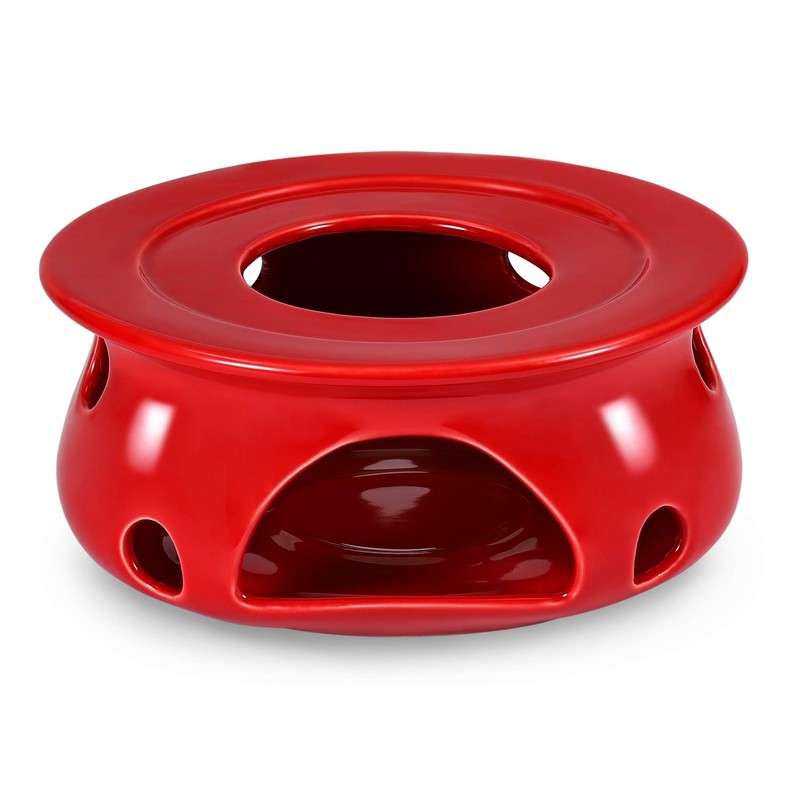 Urban Lifestyle Teapot Warmer Tea Warmer Ceramic (Red) Tea Oven