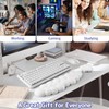 Sushret Cloud Wrist Rest Keyboard, Cloud Keyboard Wrist Pad Set