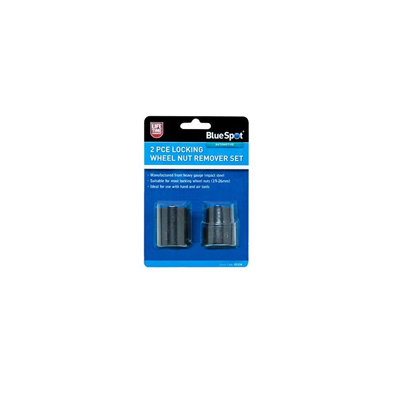BlueSpot 01534 2 Pce Locking Wheel Nut Remover Set