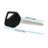 VGOL 2pcs Car Blank Keys Compatible with Honda CBR Series