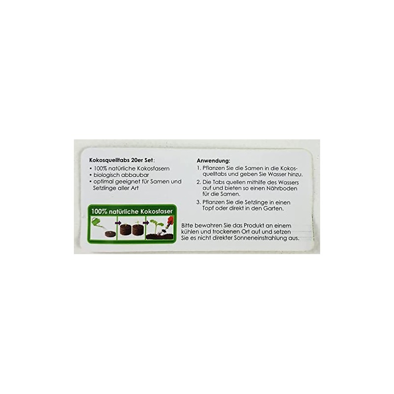 Coconut Source Tabs, Coconut Propagation Source Tabs, Coconut Source Tablets