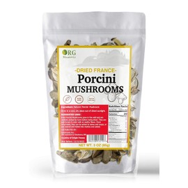 Orgnisulmte Dried Porcini Mushrooms New Season French Wild Porcini Mushroom Premium Vacuum Pack 3Oz (85g)