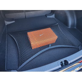 Floor Style Automotive Elastic Trunk Mesh Cargo Net for Toyota Corolla 2019-2024 - Premium Trunk Organizer and Storage - Luggage Net for Sedan - Car Organizer for Toyota Corolla