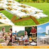 DZLGC Sunflowers Table Cover with Bench Covers Waterproof Windproof Elastic