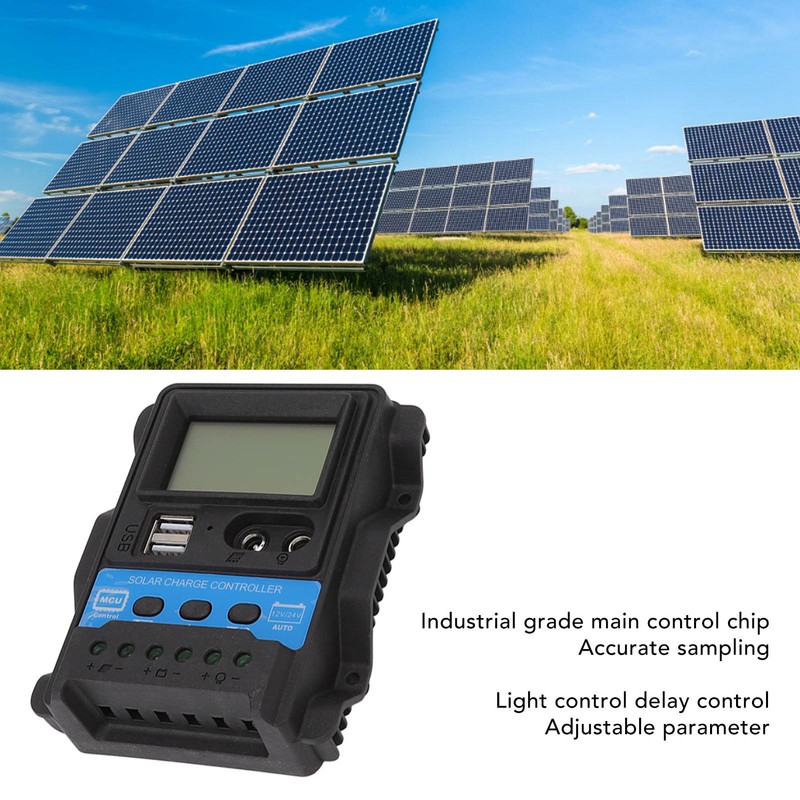 12V 24V Auto Solar Charge Controller PWM Solar Power Controller