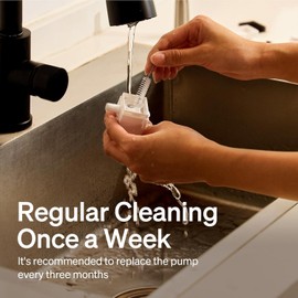 Pet Marvels Stainless Steel Cat Water Fountain – 2.2L/74oz Ultra-Quiet Pump, Visible Water Level, Dual Flow Modes – Automatic Pet Water Dispenser for Cats & Small Dogs