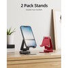 Nulaxy 2 Pack Dual Folding Cell Phone Stand, Fully Adjustable