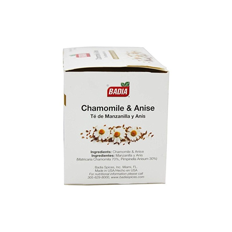 BADIA Tea Chamomile and Anise 25 BG 2 Pack