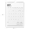 Calendar 2025 - Vertical 11x17 2025 Wall Calendar Runs Until