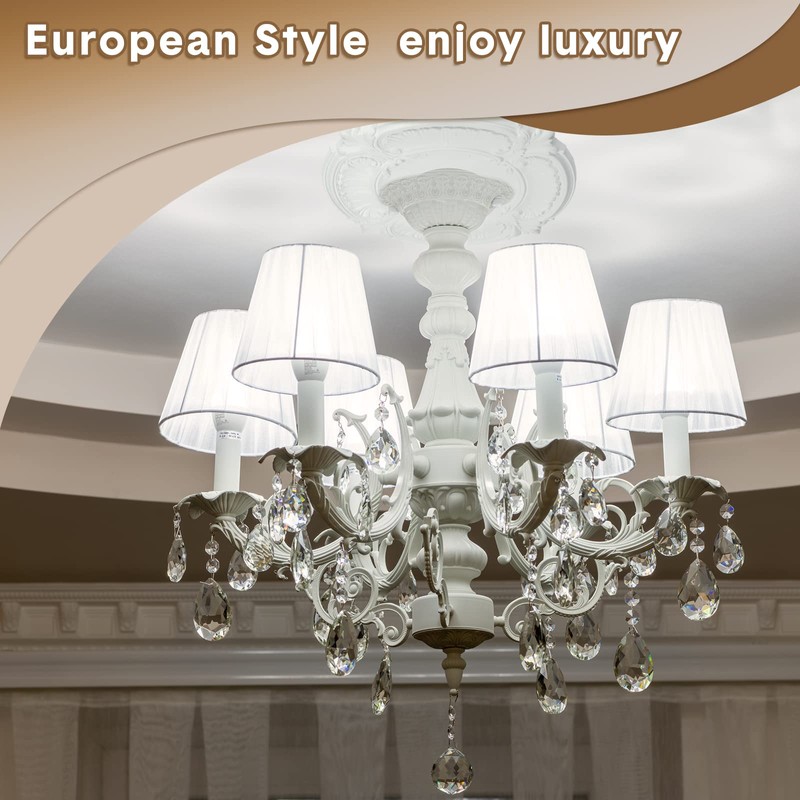 Cunno 2 Pieces PU Ceiling Medallion Decorative Ceiling Fan Medallion