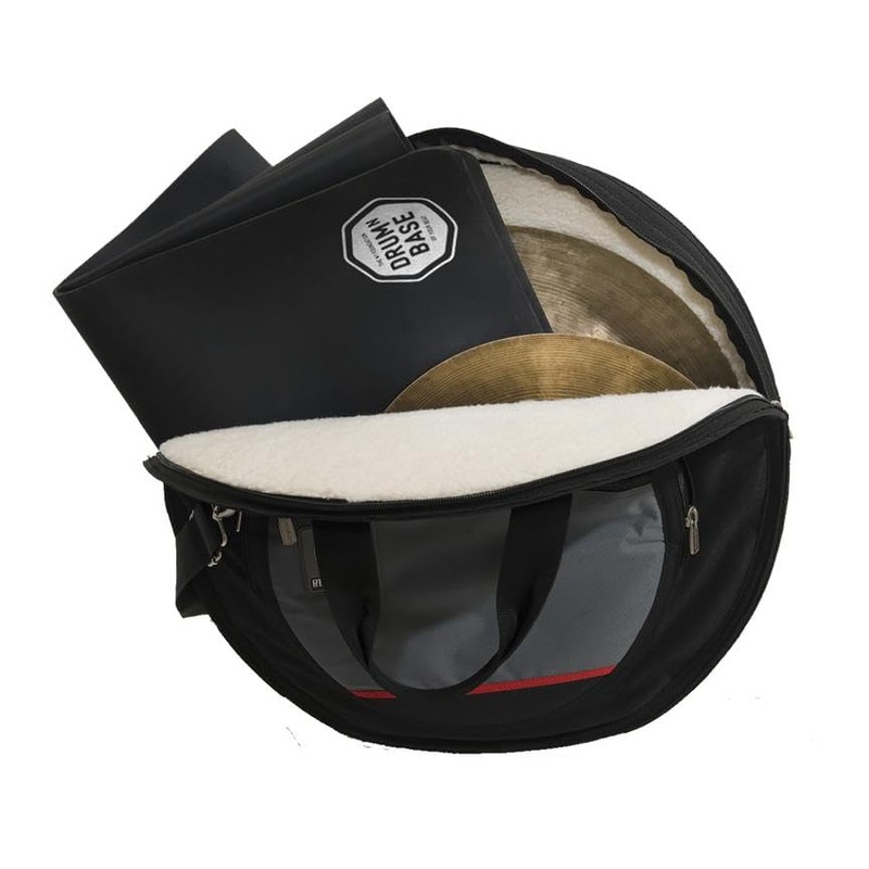 DRUMnBASE Drum Mat, Black, 5.9 FT x 4.6 FT (DNB-#1DRUMMAT)