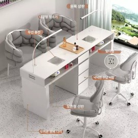 네일 시술 테이블 손톱 관리 뷰티샵용 다기능 네일대 [1m 다기능] Multifunctional Nail Table for Nail Care in Beauty Shops [1m Multifunctional]