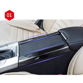 Luxury UP VOLVO Volvo V60 S60 XC60 Center Console Deco Frame Left and Right Set High Quality Stainless Steel (Titanium Black)