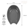 OGGI Spooner Ceramic Spoon Rest- Spoon Rest for Stove Top,