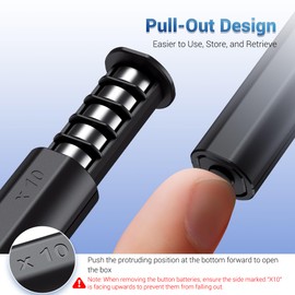 (2 Pack)LR41 Battery Holder,AA Battery Size Coin Cell Battery Case Organizer for 20x LR41/AG3/SR41/192/384/RW87/SR41W/GP192 Batteries,LR41 Button Round Battery Storage,Allow to fit in AA Battery Slot