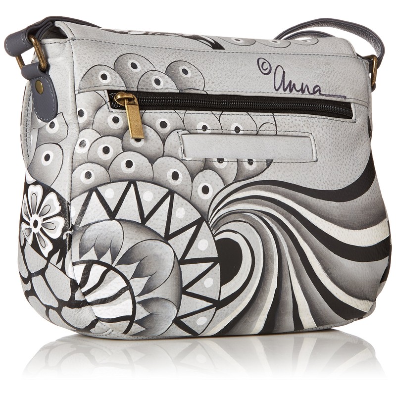 Anna by Anuschka Women's Genuine Leather Flap-Over Cross Body |