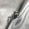 925 Sterling Silver Irish Claddagh Ring with Celtic Knot and