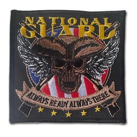 Army National Guard Veteran Always Ready Always There Patriotic 4" Military Patch