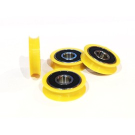 RSProRiders - Round U Groove 608 2rs Bearings Guide Pulley Roller Wheel (4)