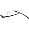 TFReaders Twist Flat Folding Reading Glasses in Matte Black +1.00
