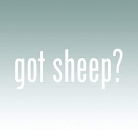 RDW Got Sheep ? Sticker - Decal - Die Cut - Livestock Ruminant Animal - White 5.94" x 2.25"