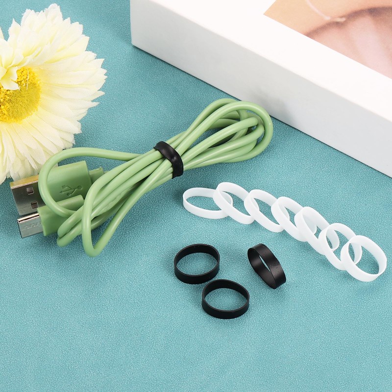 QUARKZMAN Pack of 50 Rubber Bands, 6 x 5 mm