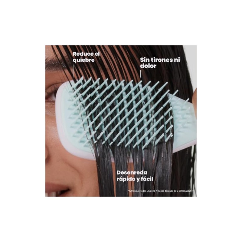 Tangle Teezer El mini cepillo desenredante definitivo para cabello húmedo