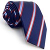 S&W SHLAX&WING Men's Necktie for Suit Jacket Classic 147cm Blue