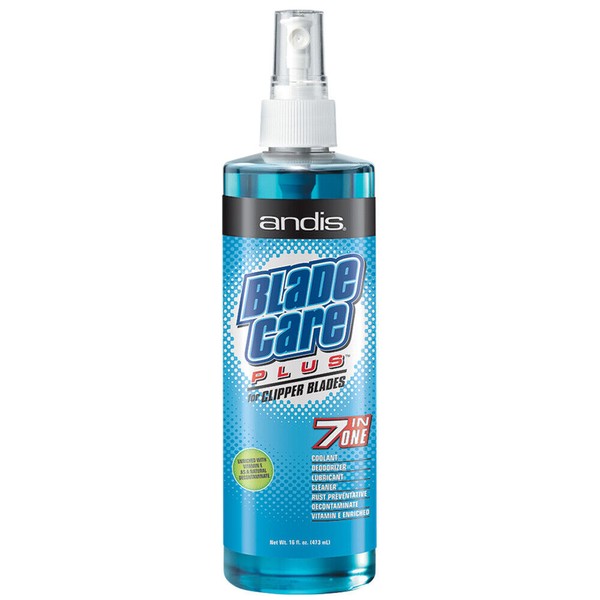 CL-12590 BARBER BEAUTY SALON ANDIS BLADE CARE PLUS 7-IN-1 CLEANER SPRAY  16 OZ