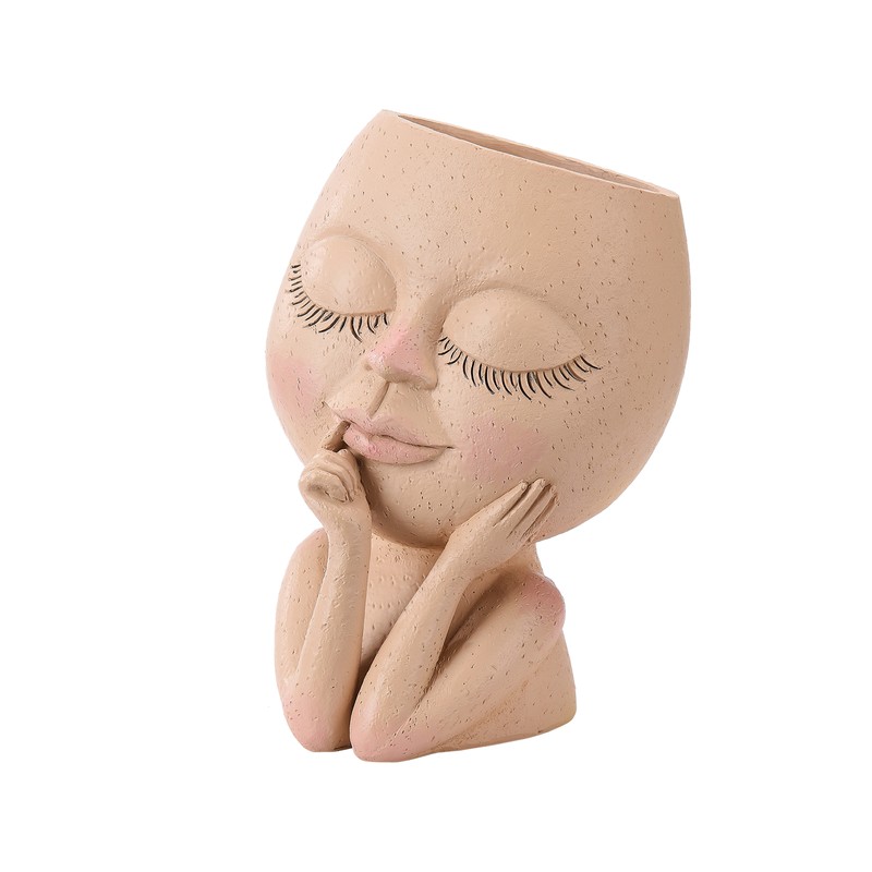 Face Planter Pots Head Planter Face Flower Pot Head Planter