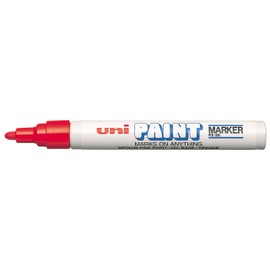 uni-ball uni Paint Marker Bullet Tip Medium Point Px20 Line Width 2.2-2.8mm Red Ref 9001924 [Pack 12]