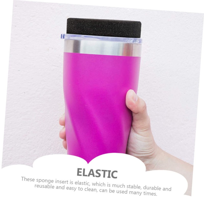 Hohopeti 8Pcs Tumblers Sponge Inserts Durable Rotating Cylinder Accessories for