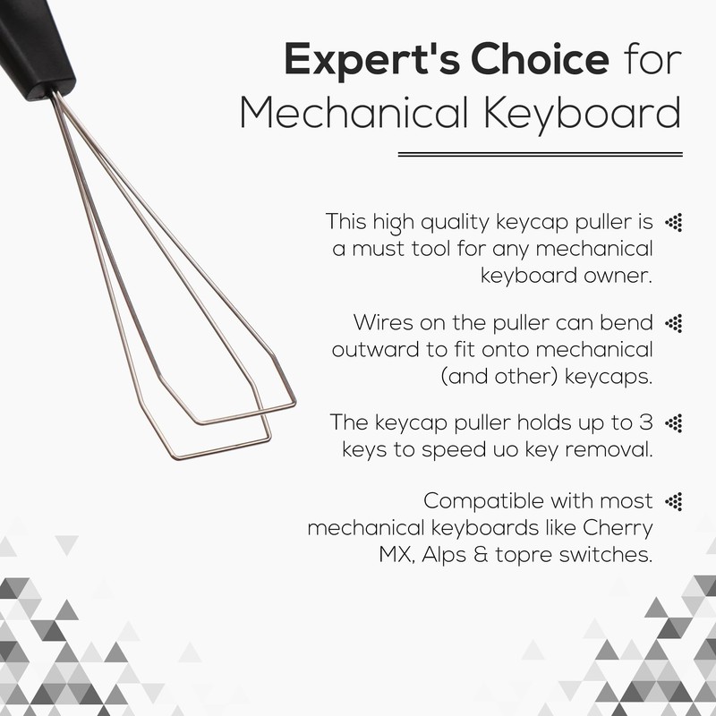 Qisan Stainless Steel Keycap Puller & Switch Puller for Mechanical