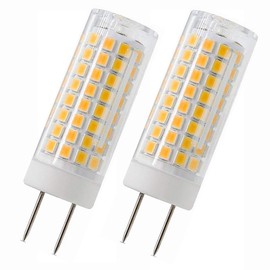 XRZT G8 Led Bulbs 60W 75W Halogen Bulb Replacement, T3/T4 AC120V G8 Bi-pin Base, (7W) Warm White 3000K for Under Cabinet Lights, Counter Kitchen Lighting 2 Pack