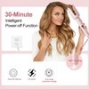 Rotating Curling Iron, 1.26 Inch Automatic Curling Wand with 4