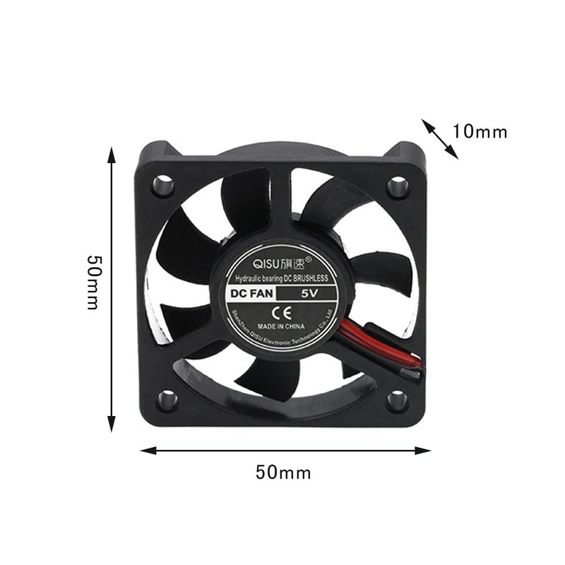 PENGLIN Cooling Fan 5010 2PCS 5V 5cm Fan 50mm X