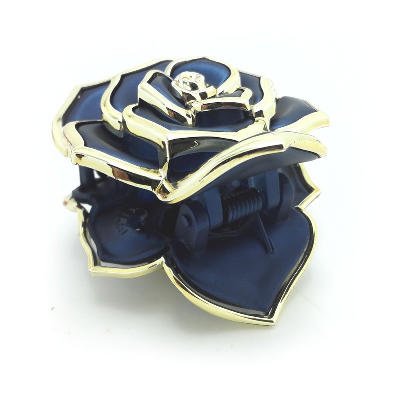 Meil Liwish Cute Flower Gilt Edged Women Hair Grip (D28)