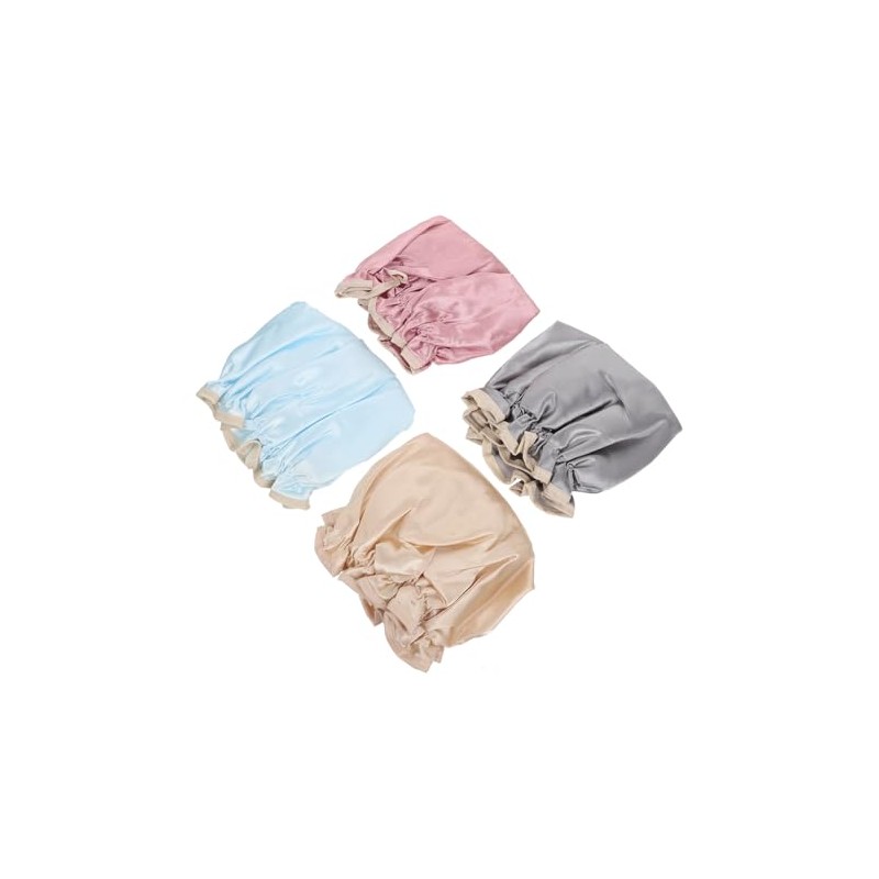 Gorro De Baño y Champú 4pcs Capas Impermeables Gorros De
