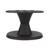 8 Holes Round Comb Storage Stand Plastic Black Desktop Organisation