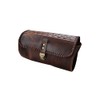 american blue Buffalo Leather Handlebar Saddle Motorcycle Bag Bicycle Tool