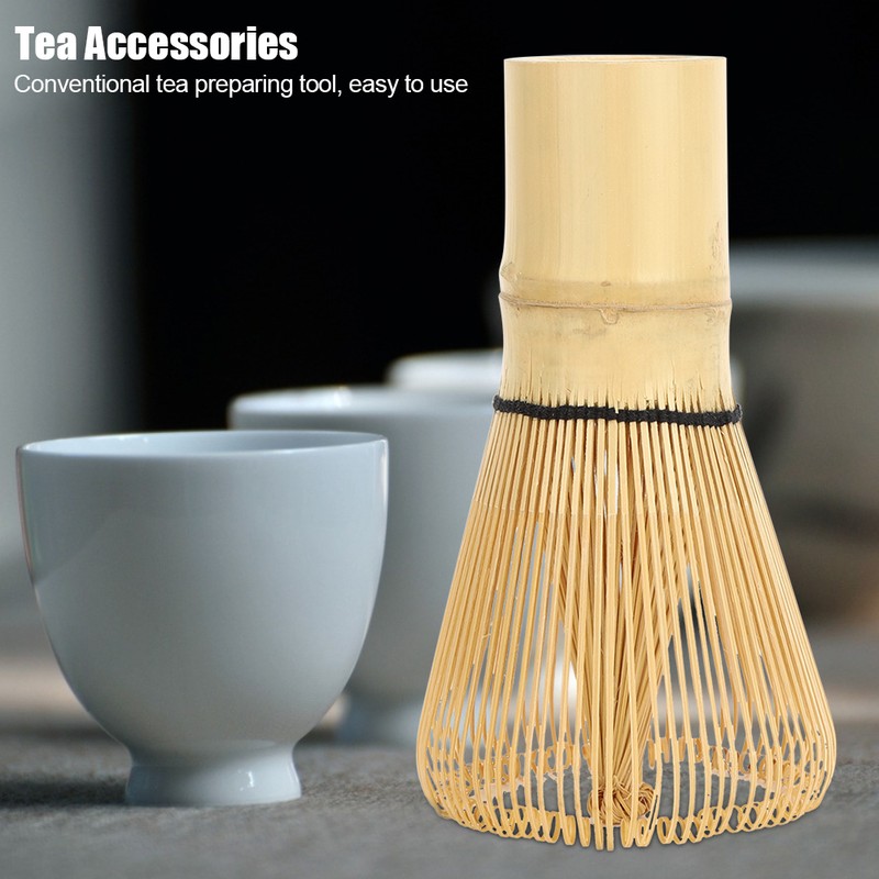 120 Prongs Traditional Matcha Tea Whisk Brush Tool Tea Accessory