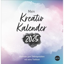 Kreativkalender zum Aufstellen Design 2025: Blanko-Kalender 2025. Lassen Sie Ihrer Kreativität freien Lauf. Der Tischkalender mit der persönlichen ... 16 x 16,5 cm (Foto-/Bastelkalender Heye)