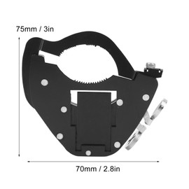 Motorcycle Throttle Lock, Universal Motorcycle Cruise Control Handlebar Throttle Lock Assist Retainer Adjustable Throttle Assist Handlebar (Bottom)